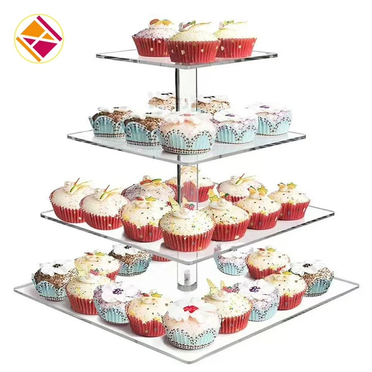 Gian hàng hiển thị cupcake